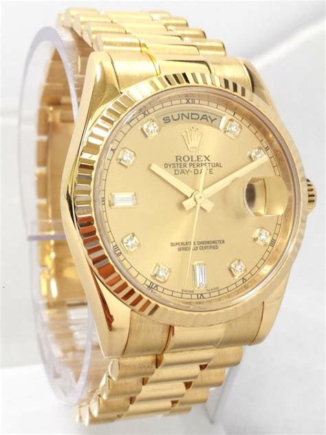 rolex gold herren day-date|rolex day date 41mm gold.